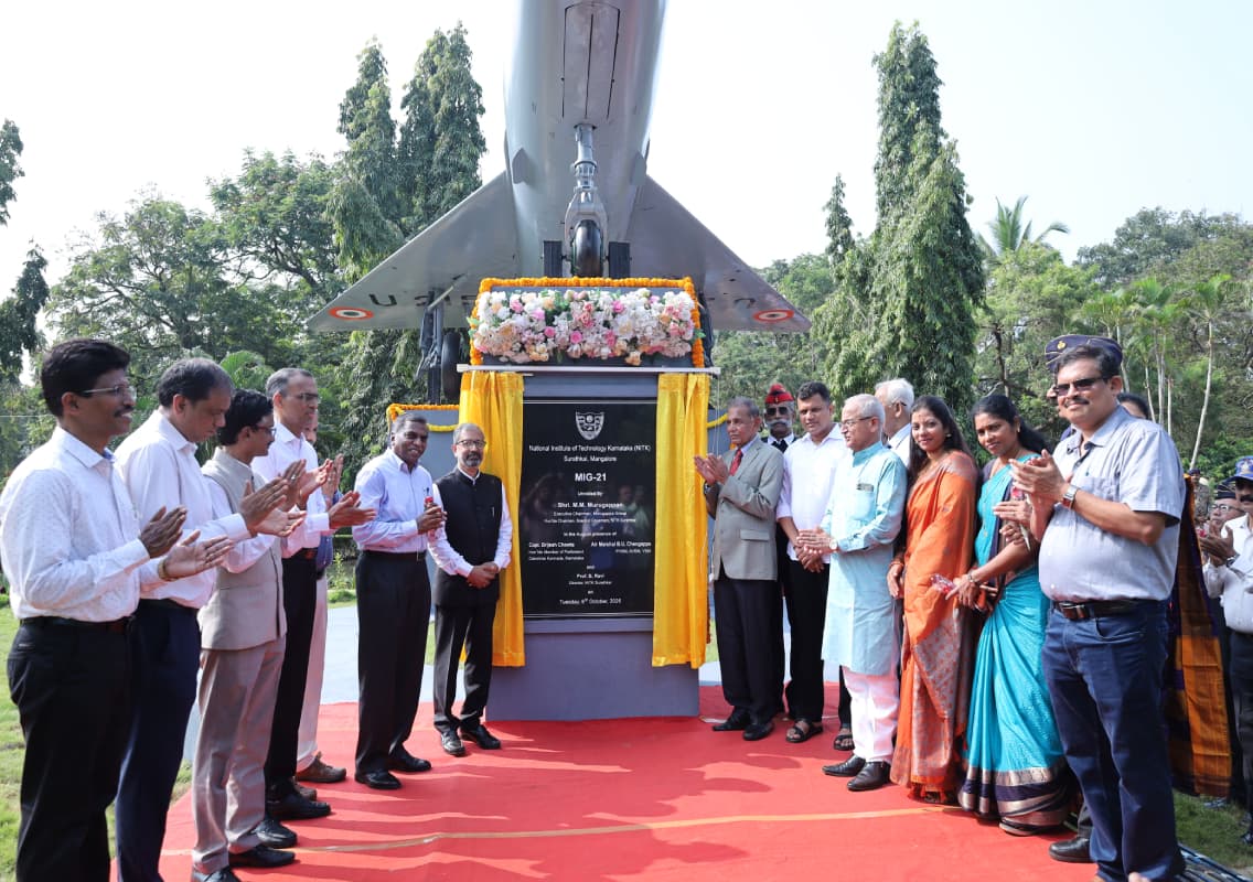 MiG Fighter Plane Installation at NITK Surathkal