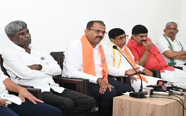 BJP Leaders Address Press Conference on MLC Elections in Mangaluru