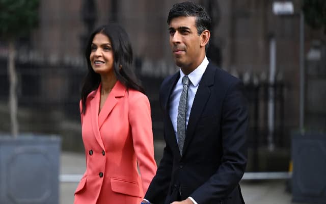 British PM Rishi Sunak, Wife Akshata Murty’s Wealth Soars In 2024 Rich List