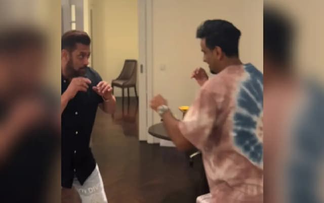 Moneykicks and Salman Khan’s Playful Encounter Goes Viral