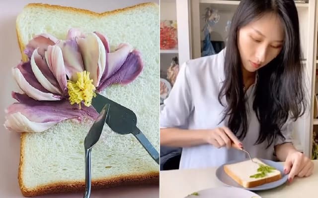 Viral Video: Artist Creates Intricate Flower Art with Potato Mash