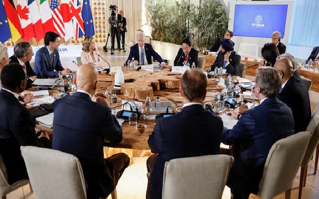 G7 Leaders Agrees On Loan Deal To Support Ukraine With Russian Assets