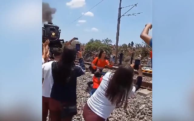 On Camera, Woman Struck Dead By Train In Mexico While Taking Selfie