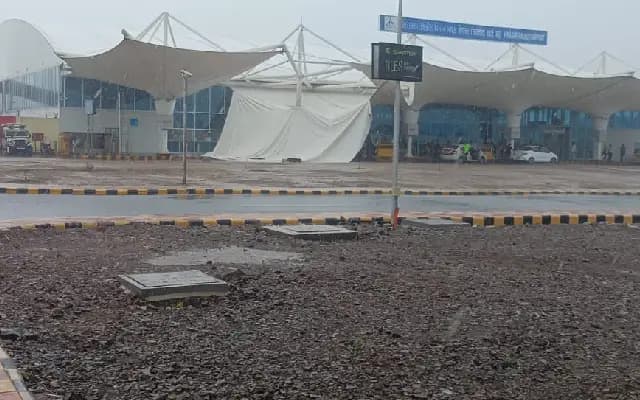 After Delhi, Rajkot Airport Canopy Collapses in Heavy Rain