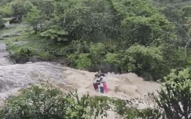 Tragedy Strikes Near Mumbai: Family Swept Away in Lonavala Waterfall