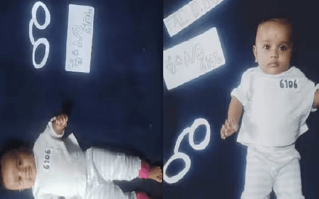 Outrage over Darshan mocking photoshoot with ‘Khaidi No. 6106’ child