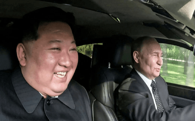 Car That Putin Gifted To Kim Jong Un Uses Parts From South Korea: Report