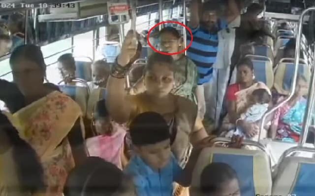Terrifying Video: Woman Thrown Out Of Speeding Bus