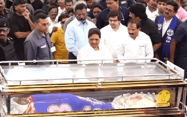 Mayawati Demands CBI Probe into BSP Leader’s Murder