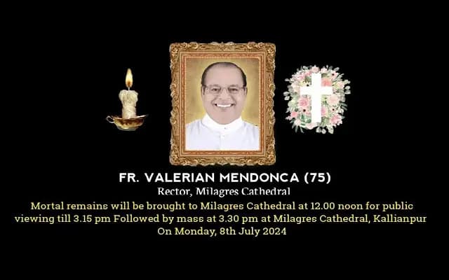 In Memoriam: Fr. Valerian Mendonca (1949 – 2024)