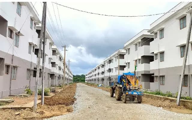 Incomplete Housing Project in Shivamogga Leaves Beneficiaries Waiting
