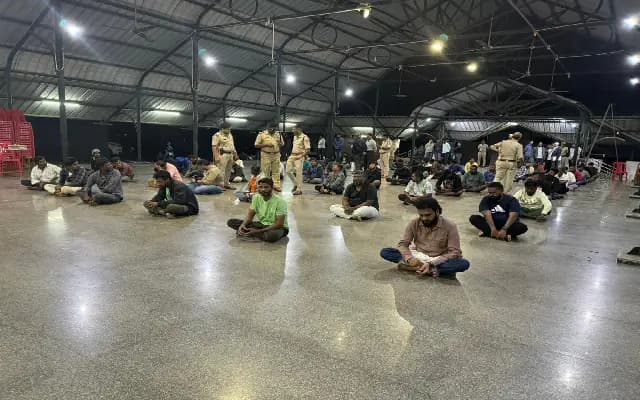 Hubballi Police Crack Down on Public Disturbances in Keshwapur