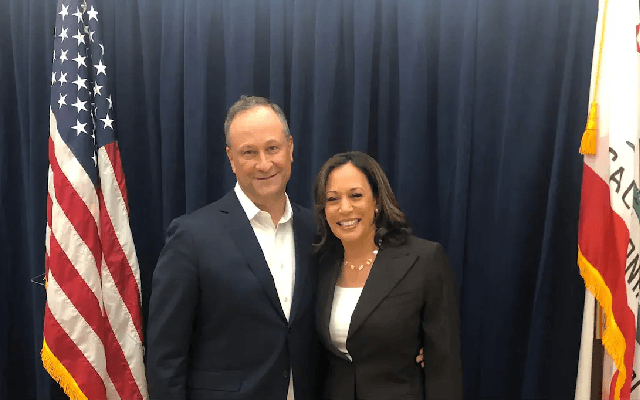 VP Harris Negative For Covid As Husband Doug Emhoff Tests Positive