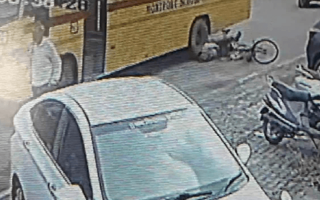 Nagpur Man, 60, On Cycle Run Over By Bus. CCTV Captures Chilling Video
