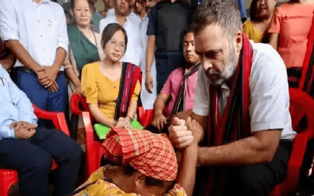 Rahul Gandhi sparks controversy with “Indian Union” remark on Manipur