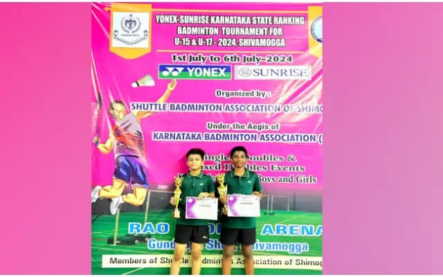 Kian PC Wins Bronze in Karnataka State Badminton Tournament
