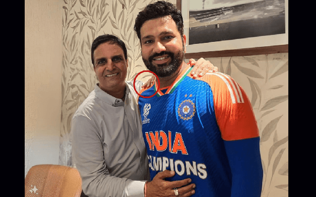 ‘Third’ Hand Mystery on Rohit Sharma’s Shoulder in Viral Post-T20 WC Photo