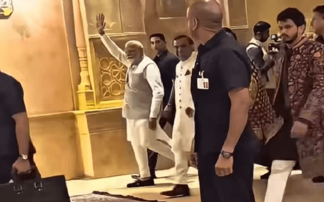 PM blesses Anant Ambani-Radhika Merchant at ‘Shubh Aashirwad’ ceremony