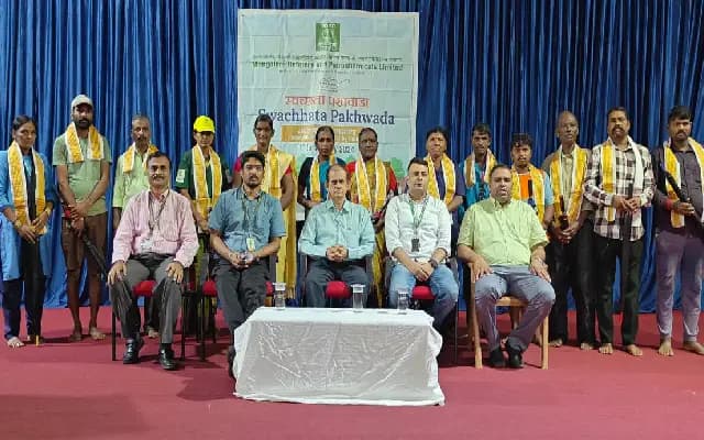 MRPL Felicitates Paura Karmikas for Swachhata Pakhwada 2024