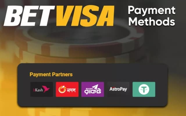 Available Payment Options Available on BetVisa