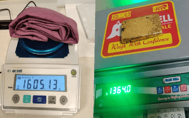 Gold Worth Rs 1.68 Crore Seized at Bengaluru Airport