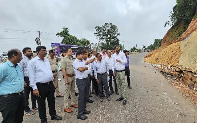 Expert Team to Assess Landslide-Prone Areas on Mangaluru-Moodbidri Highway