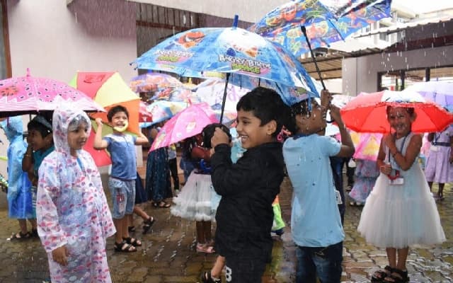 Joyful ‘Rainy Day’ Celebration at St. Cecily’s KG School