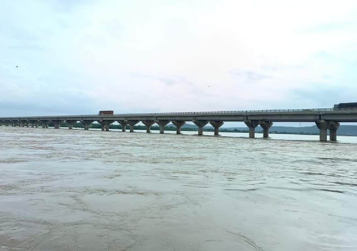 Water Released from Allamatti Reservoir Causes Flooding in Surrounding Areas