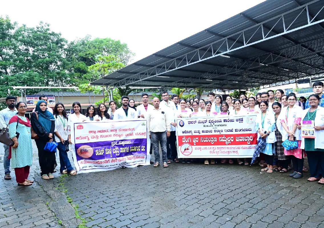 Father Muller Medical College Launches Dengue Prevention Campaign in Mangaluru