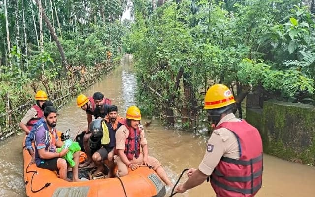 Phalguni River Floods Bantwal Area, Displaces Eight Families
