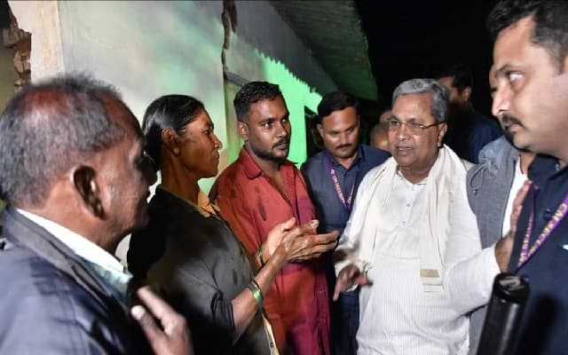 CM Siddaramaiah Assures Compensation and Special Package for Rain-Affected Kodagu
