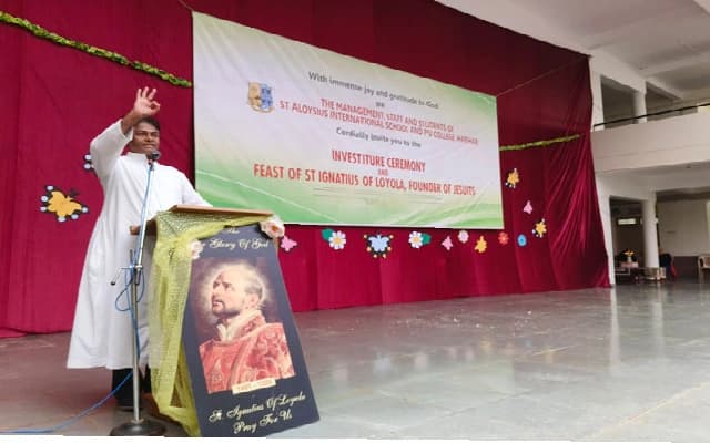 Feast of St Ignatius of Loyola at St Aloysius International School, Amaravati