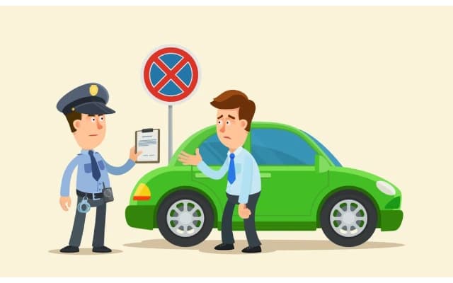 Government Vehicle Faces Rs. 18,000 Penalty for 21 Traffic Violations