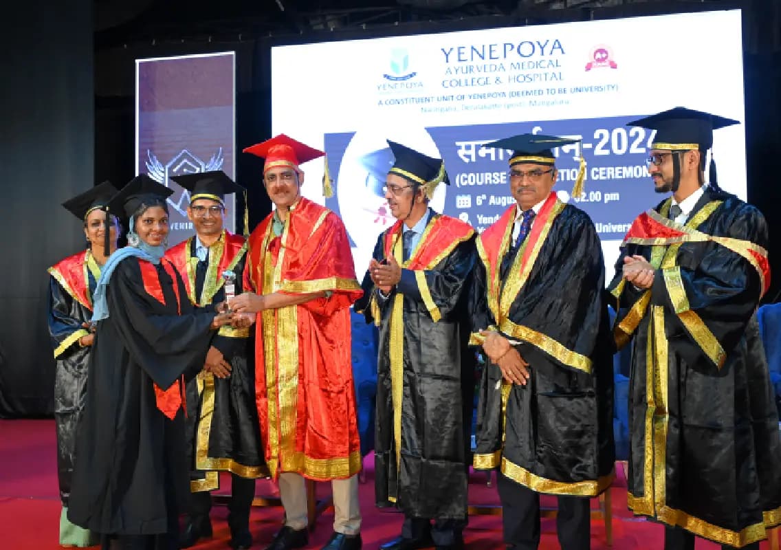 Yenepoya Ayurveda Medical College Celebrates First Batch of BAMS Graduates