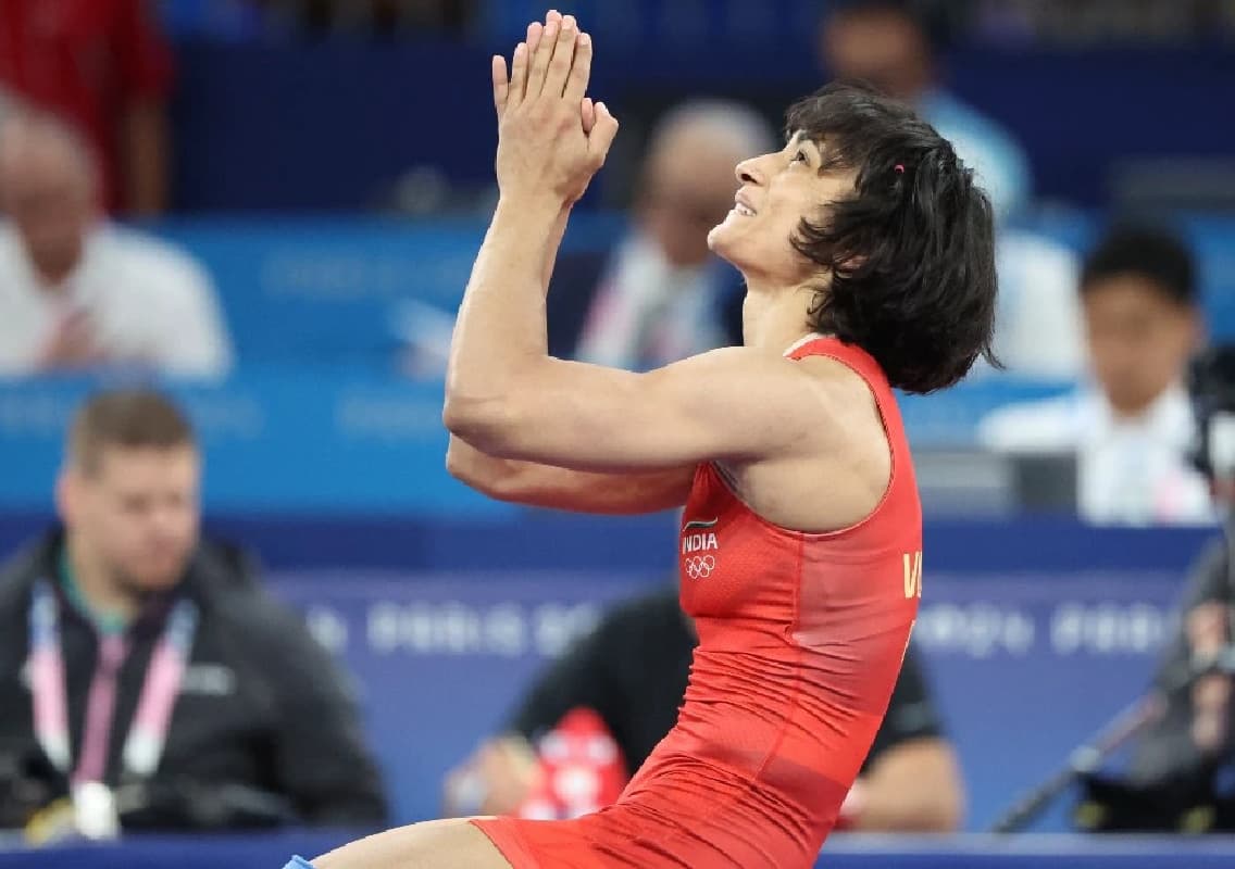 Wrestler Vinesh Phogat Appeals Disqualification at Paris Olympics
