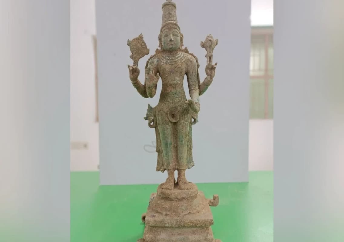 Tamil Nadu Police Seize 15th-Century Lord Vishnu Idol Worth Rs 2 Crore