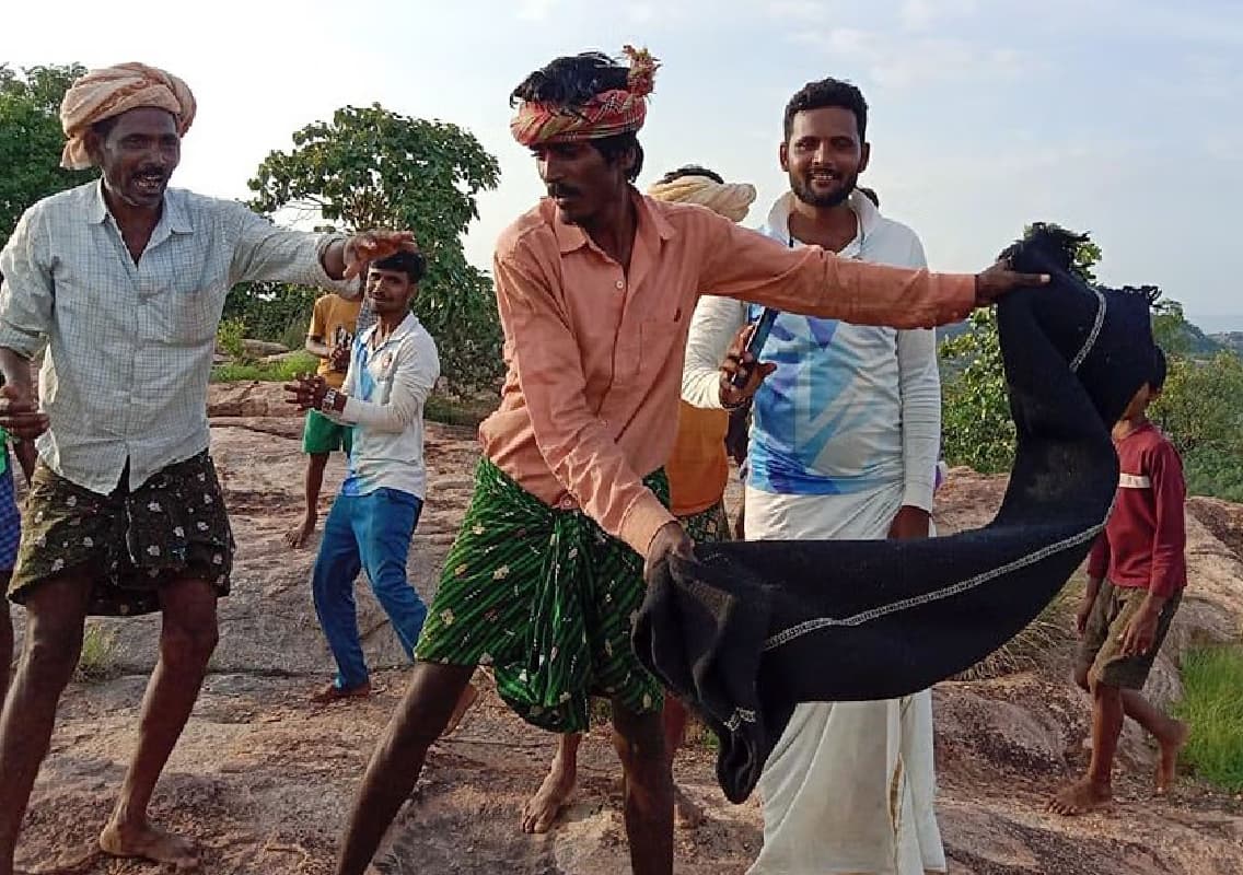 Devotees Perform Ancient Ritual to Pray for Rain