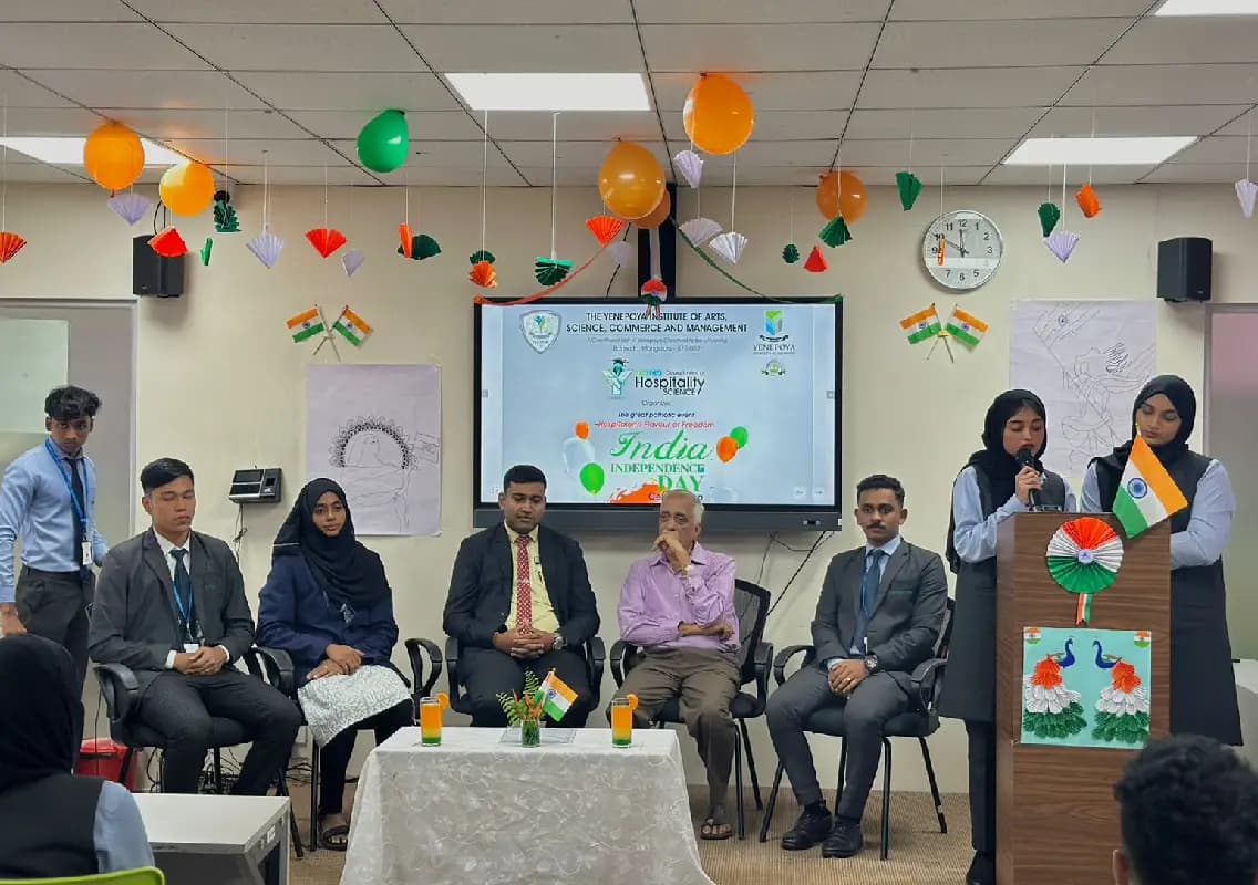 Hospitality Science Department of YIASCM celebrates 78th Independence day