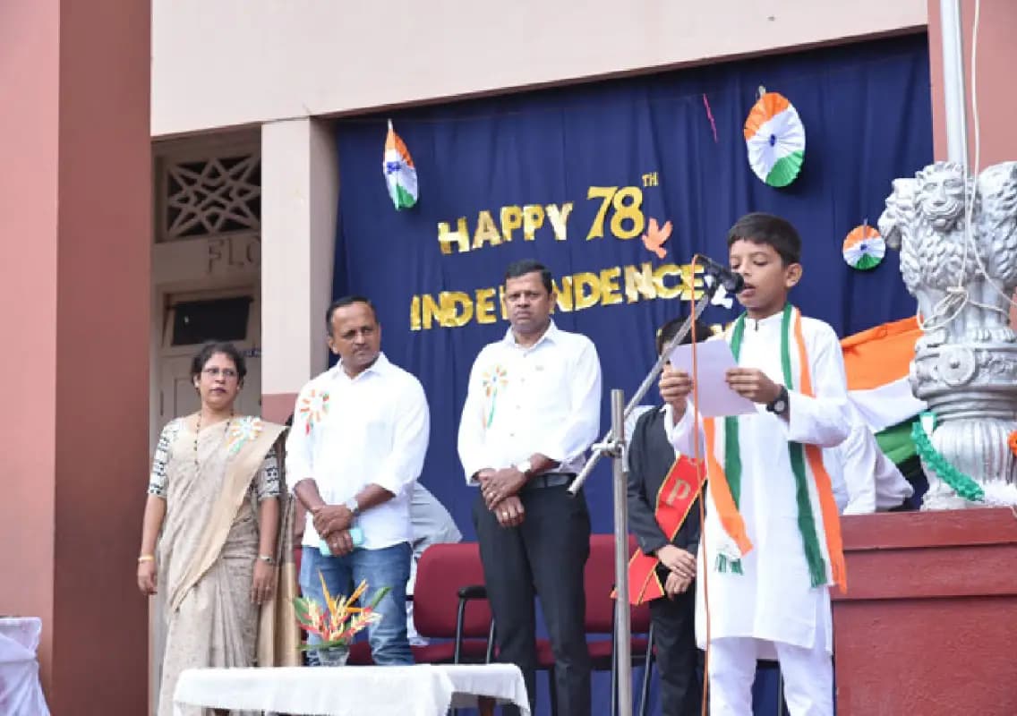 78th Independence Day Celebration at Aloysius Higher Primary School