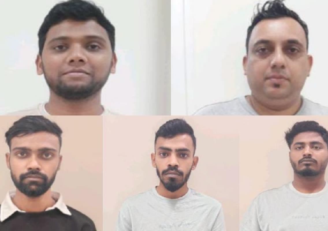 Five Arrested for Cheating Retired Officer of ₹2.21 Crore in “Digital Arrest” Scam