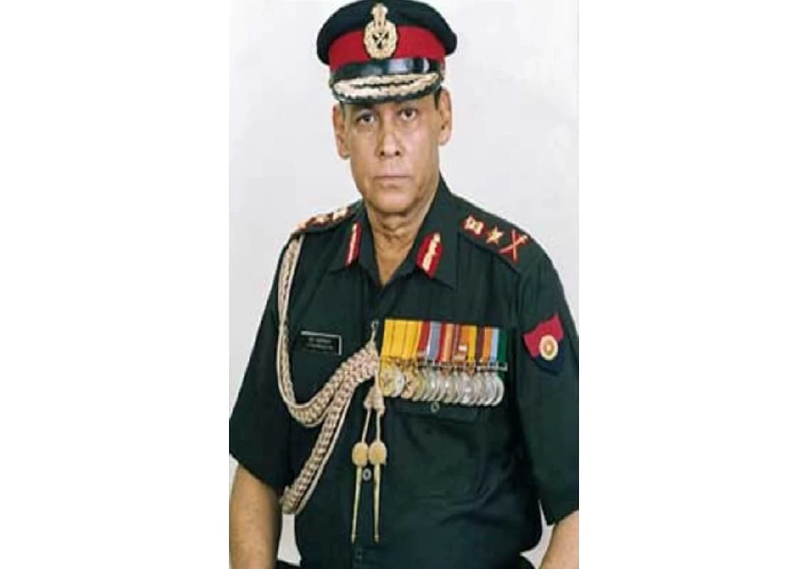 Former Army chief, General S Padmanabhan passes away at 83