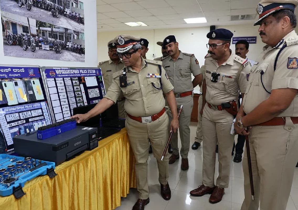 Bengaluru Police Crack Down on Two-Wheeler Theft Ring