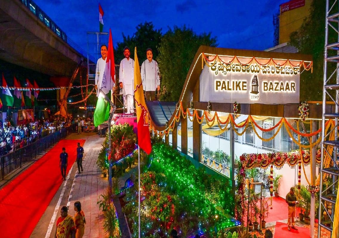 Bengaluru Unveils South India’s First Underground Air-Conditioned Market