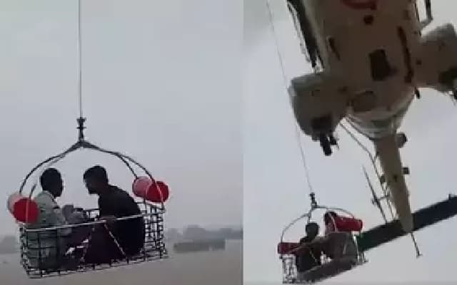 IAF Rescues Four People Amid Gujarat Flood Crisis