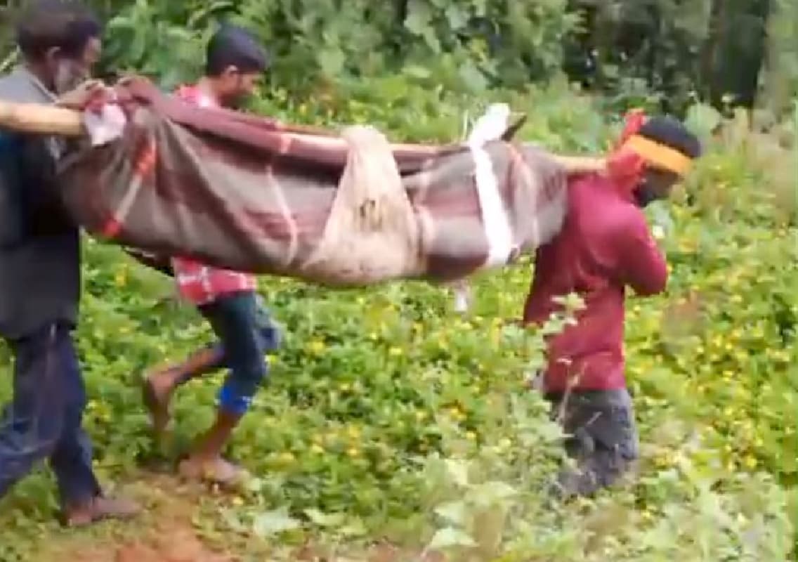 Villagers in Kalasa Face Hardship Due to Lack of Connecting Road
