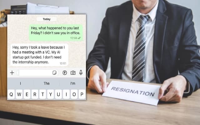 Bengaluru Intern Quits Abruptly After Securing AI Startup Funding