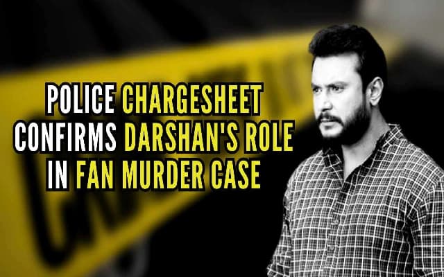 Kannada Actor Darshan Thoogudeepa Charged with Murder and Conspiracy