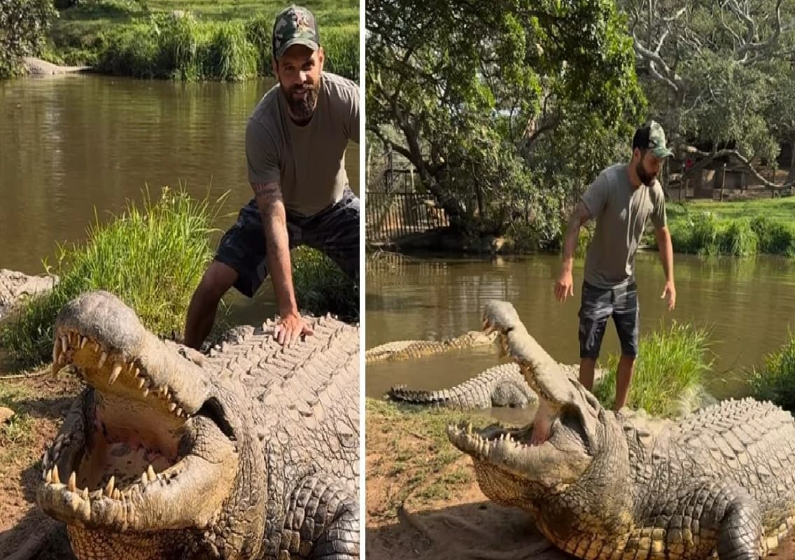 Robert Alleva’s Brave Encounter With 124-Year-Old Nile Crocodile Goes Viral