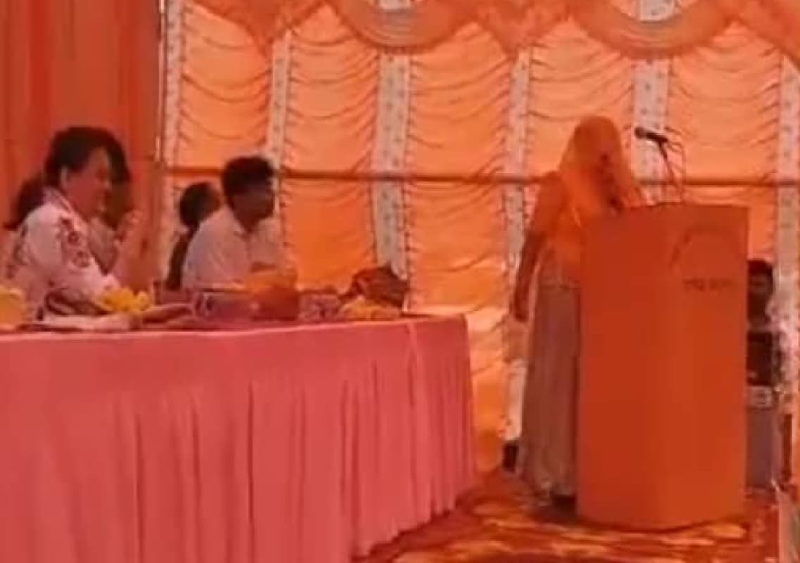 Tina Dabi in spotlight after viral reaction to sarpanch’s English speech