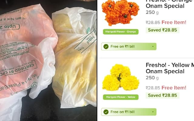 Bengaluru Woman Criticizes BigBasket Over Free Flowers on Onam, Igniting Online Debate